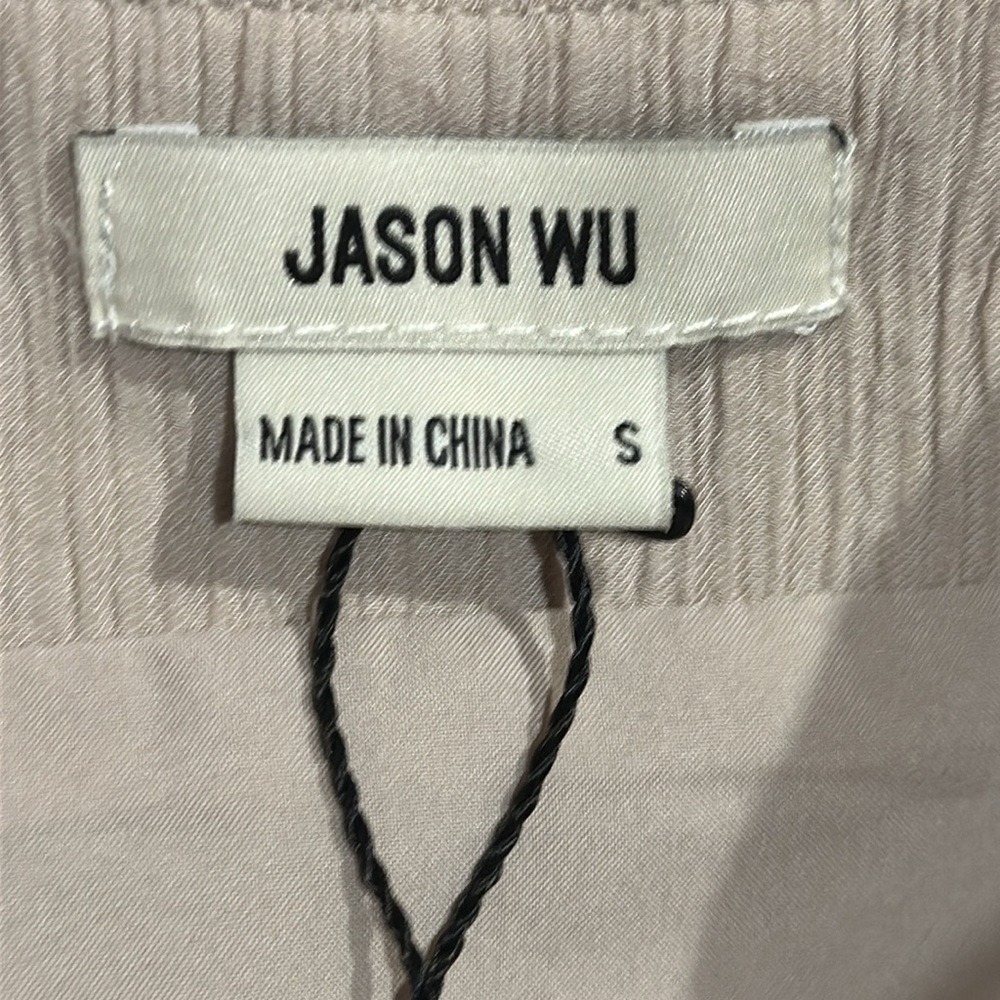 Jason Wu Wide Leg 2-Piece Crinkle Gauze Pant Set Size Small - NWT - Picture 10 of 13